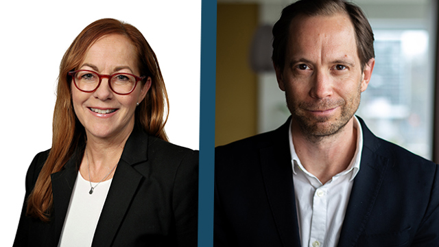 Andreas Linderyd, ansvarig för forskning och utveckling, och Charlotta Stenhem, chef för folkbildning och utbildning på Riksidrottsförbundet