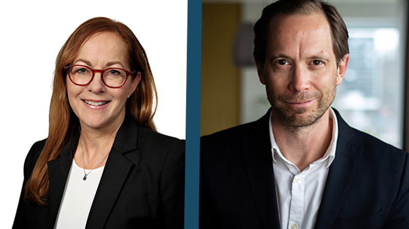 Andreas Linderyd, ansvarig för forskning och utveckling, och Charlotta Stenhem, chef för folkbildning och utbildning på Riksidrottsförbundet